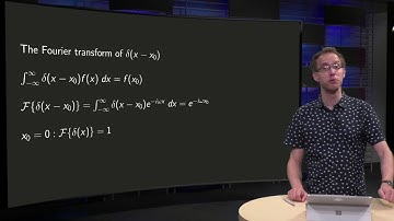 The Fourier transform of the delta function
