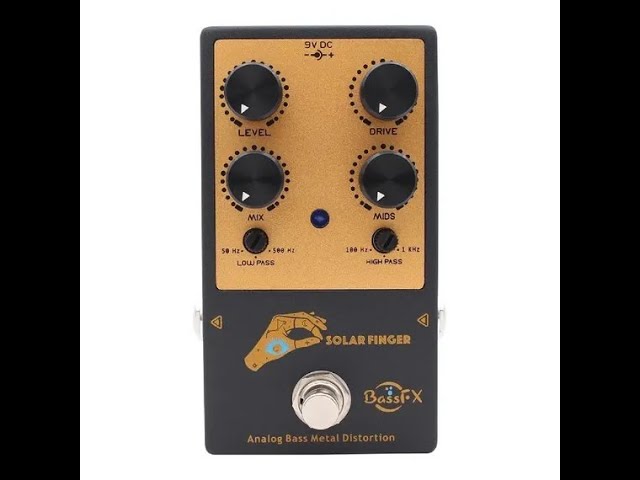 Fanmuzk Solar Finger BassFx Analog Bass Metal Distortion (pure