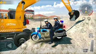 2 Police Officers Drive A Bike - Real Motorcycle Simulator 2021 #2 - Android Gameplay screenshot 2