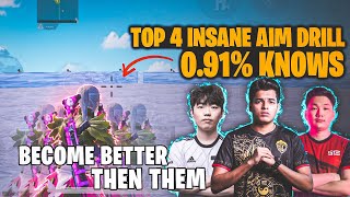 How To Improve Aim In Bgmi | Top 4 Best Insane Aim Drills Bgmi | Pubg |