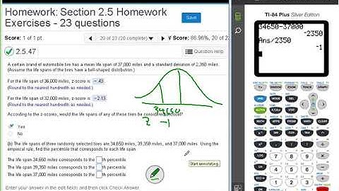 Dr  Swiersz Video Solving Section 2 5 Homework Exercises #19 and #20   20171214 Stats