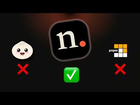 There's a NEW Package Manager!? (Bun Alternative)