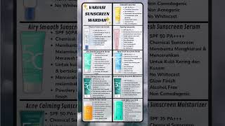 Download Lagu Varian Sunscreen Wardah Dan Pilih Sesuai Kebutuhanmu #skincaretips #perawatanwajahglowing #beauty MP3