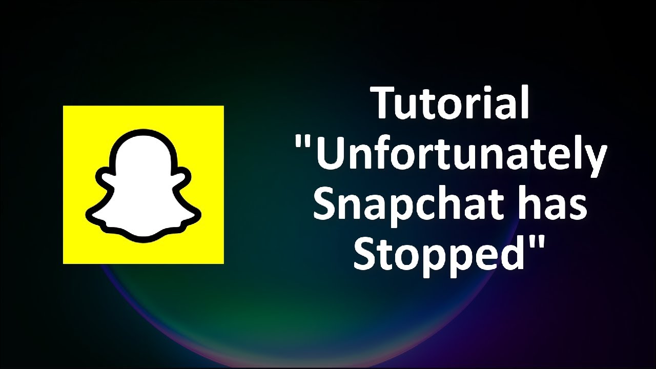 How To Fix Unfortunately Snapchat App Has Stopped Error Android & ios ...