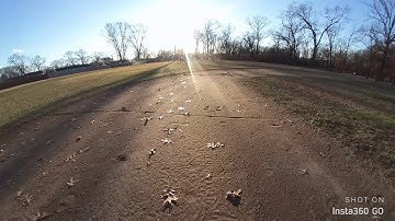 first flight with insta360 go