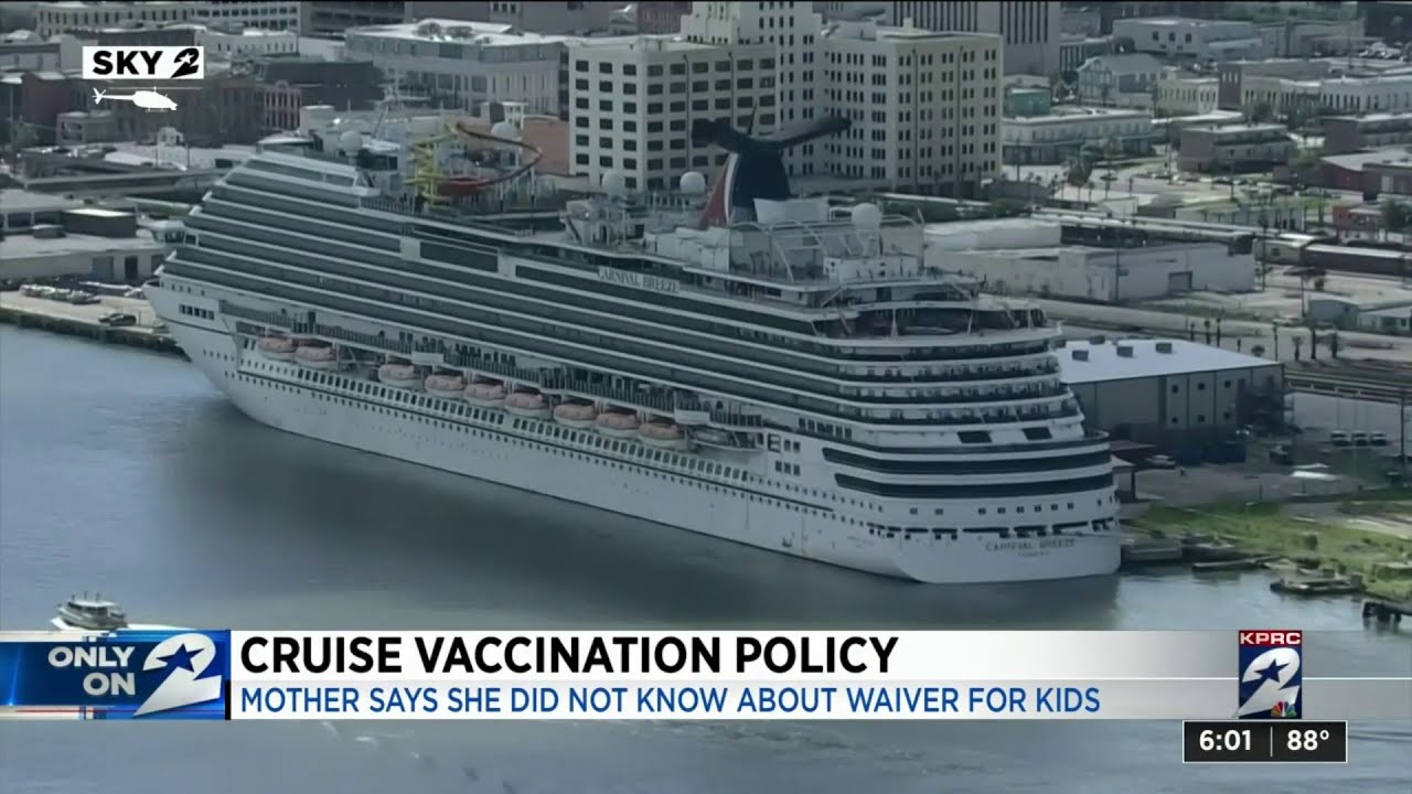 Unvaccinated Kids Will Need A Waiver To Sail With Some Cruise Lines Leaving Out Of Galveston