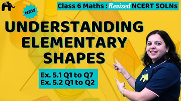 Understanding Elementary Shapes  Class 6 Maths | Revised NCERT Solutions Chapter 5 Exercise 5.1 5.2