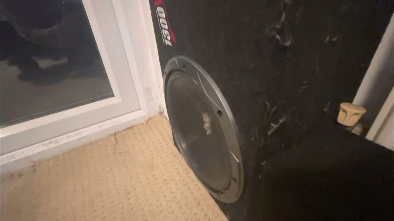 AIYIMA A3001 Amplifier powering underpowered JVC 1300w 12” Subwoofer