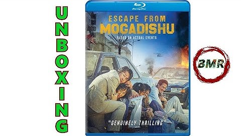Escape From Mogadishu Blu-Ray Unboxing
