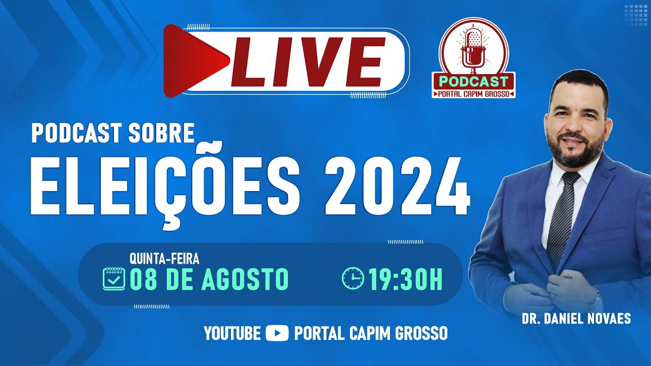 PODCAST SOBRE AS ELEIÇÕES 2024 COM DR. DANIEL NOVAES - #01