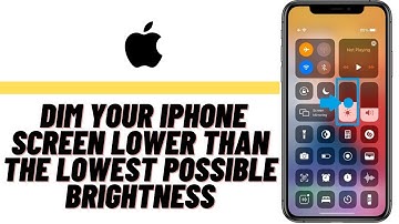 Dim Your iPhone Screen Lower Than the Lowest Possible Brightness