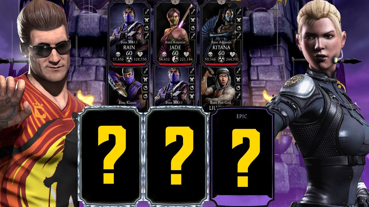 Final 200 Non Fatal and Fatal Edenian Tower with Gold Cards (Round 5 and 4 Fatal). MK Mobile.