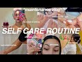 Self care routine maintenance vlog nails self tan skin care body care glow up motivation 2024