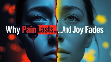 Why‏ do we remember painful moments but forget the happy ones?