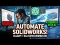 How to Automate SOLIDWORKS with ChatGPT (Step-by-Step Guide) #solidworksapi #solidworks #chatgpt
