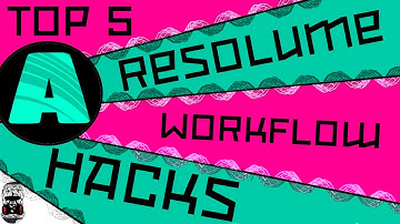 Top 5 RESOLUME Workflow Hacks