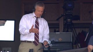 Bird flies into booth, gives 'interview'