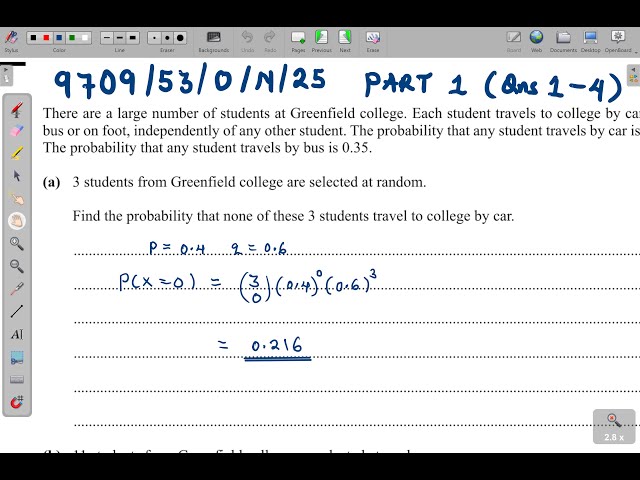 9709/53/O/N/25 - MATHEMATICS PROBABILITY & STATISTICS PAPER 53 OCT