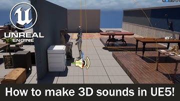 How to make a 3d sound in Unreal Engine 5.5!