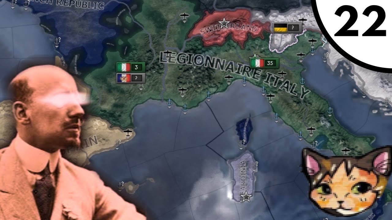 Rebuild Italia [Hoi4 Kaiserreich Garibaldi's Nightmare Legionnaire Italy] Ep. 22 YouTube