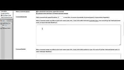WordPress Comment Moderation & Comment Blacklist