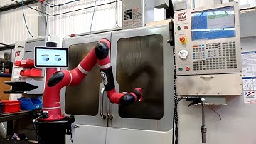Sawyer at Work – Tending a Haas CNC Machining Centre