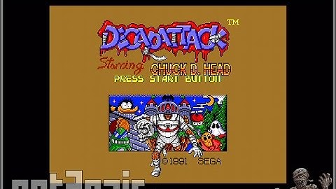 Decap Attack - Mega Drive