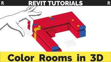 3D Rooms & colorizing | Revit Tutorial | Dynamo