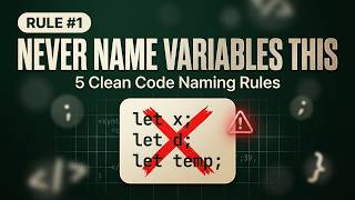 Stop Naming Variables 'x', 'd', 'temp' — 5 Rules for Clean Code Names