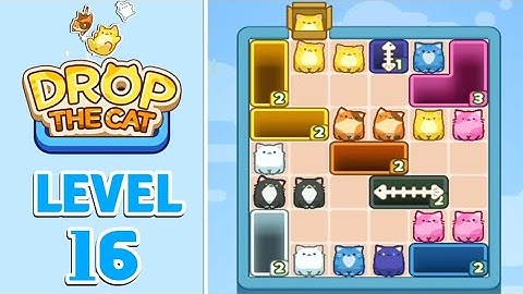 Drop The Cat Level 16 Walkthrough Solution
