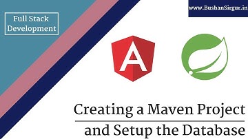 Angular and Spring MVC CRUD Tutorial - Creating a maven project - Part 1