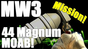 MW3: 44 Magnum Pistol ONLY MOAB!