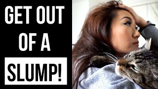 Morning Routine to GET OUT OF A SLUMP (And Have a Productive Day!)
