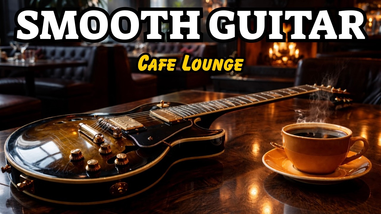 Smooth Jazz Guitar – Cozy Cafe Vibes for Relaxing, Study & Work