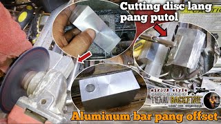 cutting sa aluminum bar.