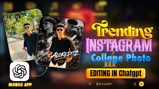 Trending Instagram Collage Photo Editing In ChatGPT 🔥 | AI Photo Edit Tutorial 2026 screenshot 5