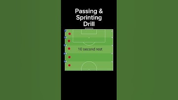 Passing & Sprinting Drill #soccer #soccertraining