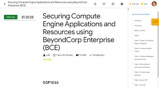 Securing Compute Engine Applications and Resources using BeyondCorp Enterprise BCE GSP1033