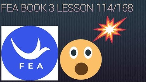 FEA BOOK 3 LESSON 114/168 SOLUTION.(CONSOLIDATION)