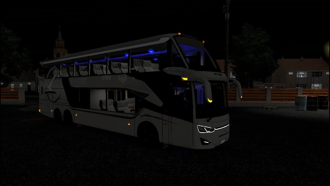 LEGACY SR2 XDD BUS DOUBLE DECK KAROSERI LAKSANA TERBARU 2018 versi ...