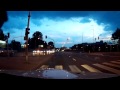 Bmw m3 e92 onboard vs motorcycles street race in warsaw poland