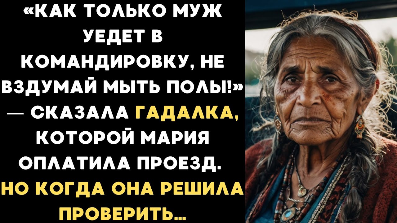 Когда муж уедет в командировку, ты не мой полы! — сказала гадалка, которой Мария оплатила проезд...