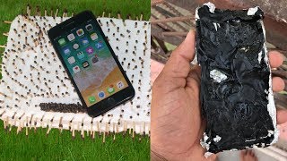 iPhone 7 plus VS 1000 Matchstick Amazing chain reaction