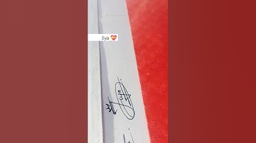 #jiya #signature #signaturestyle #firstkalakar #sign #shorts