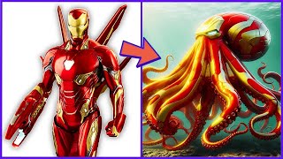 AVENGERS BUT OCTOPUS VENGERS 🔥 ALL CHARACTERS ( MARVEL & DC ) 2024