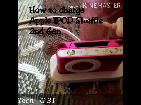 Apple IPOD शफल 2nd जनरेशन को कैसे चार्ज करें (ब्लिंकिंग ऑरेंज लाइट फिक्स) || आइपॉड कैसे चार्ज करें