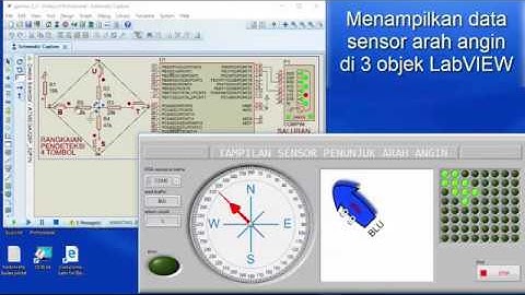 Penampil Data dengan Arduino, Proteus dan LabVIEW