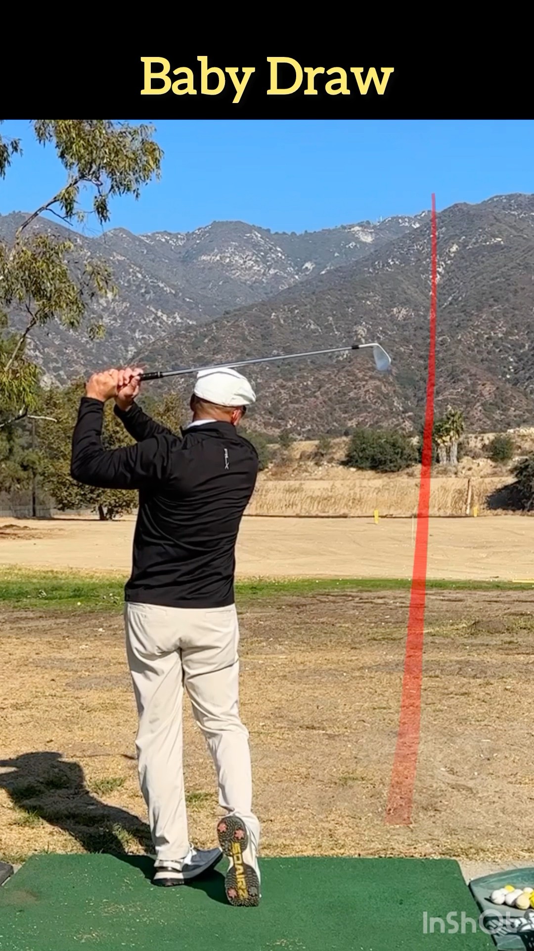 BABY DRAW! I naturally draw the ball. Know your shape! #golf #golftips #ott #miracleswing