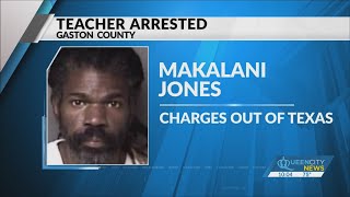CMS teacher arrested in Gaston County, warrants issued out of Texas: Police