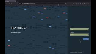 Demo of IBM QRadar Dashboard Tab